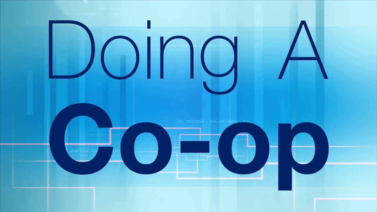 doing a co-op graphic